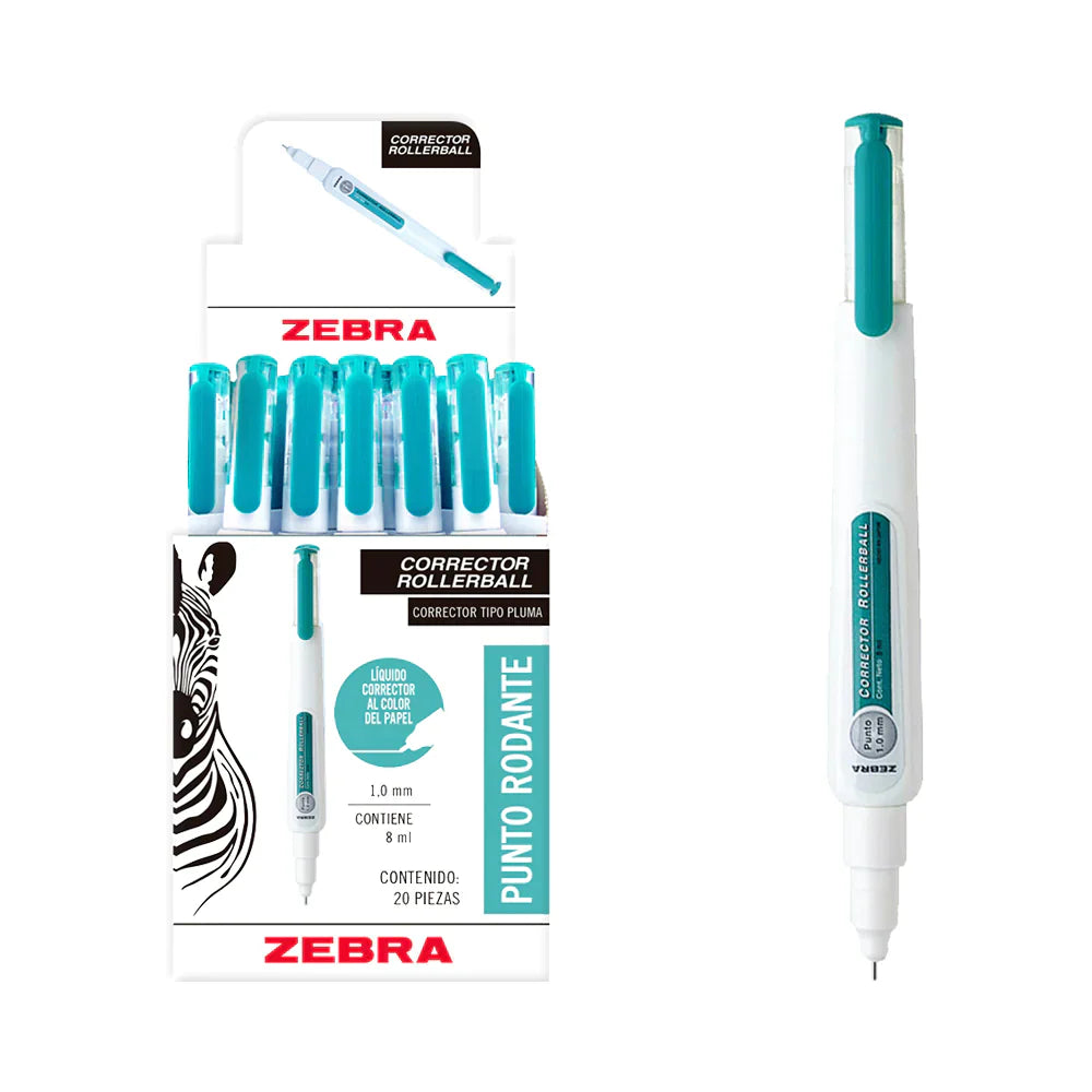 Corrector Líquido Tipo Pluma Zebra