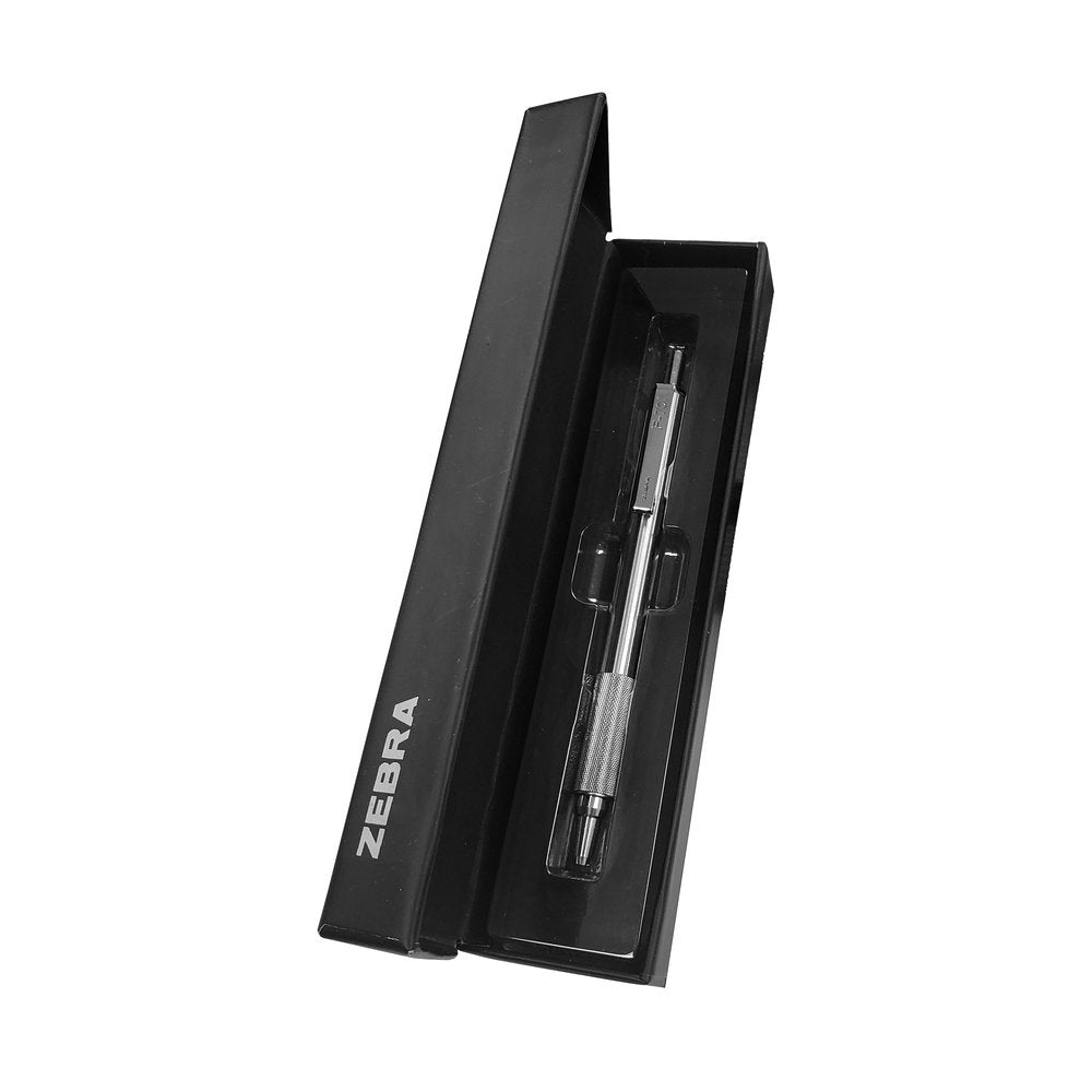 Bolígrafo Retráctil De Acero Inoxidable F-701 Zebra