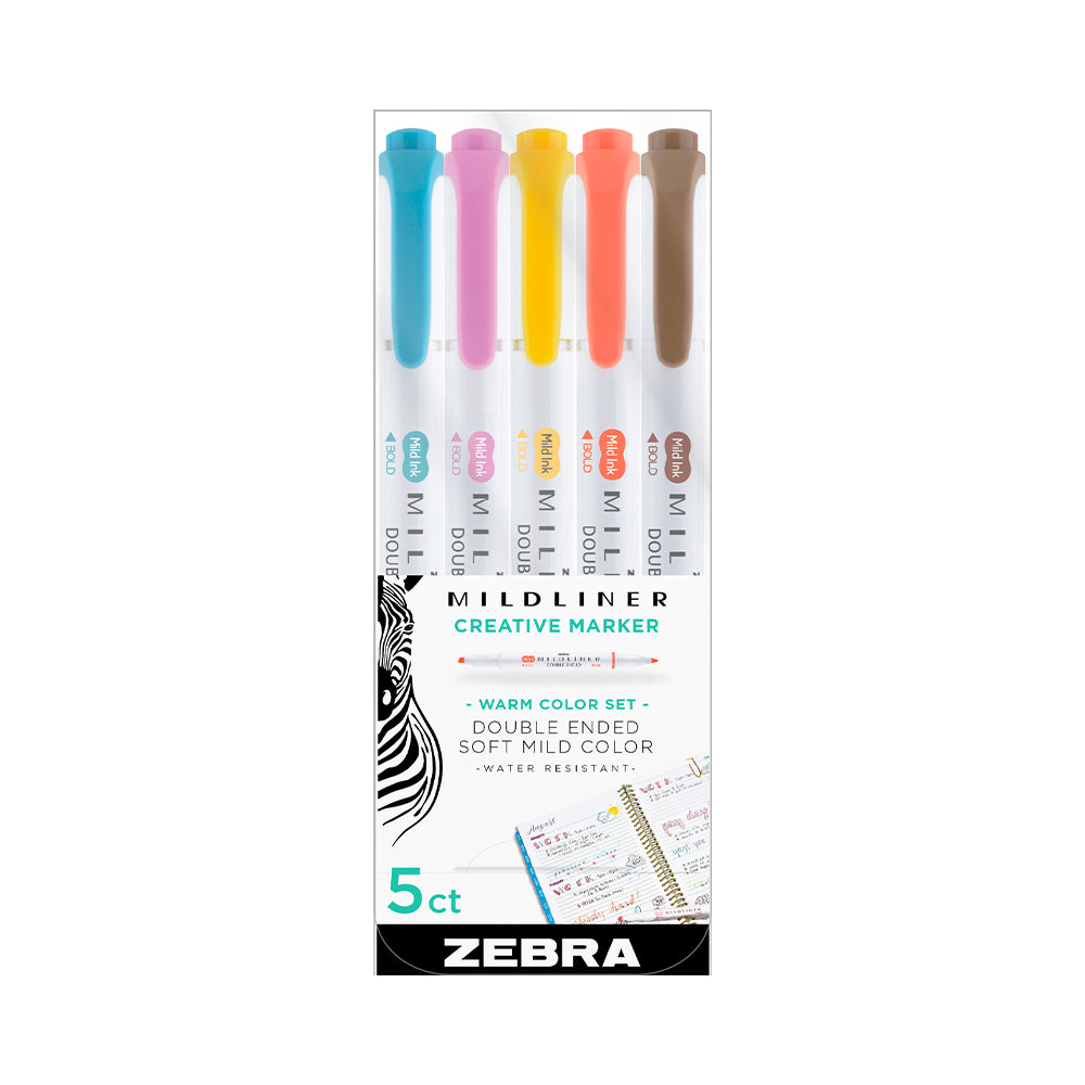 Marcador Doble Punta Mildliner Zebra