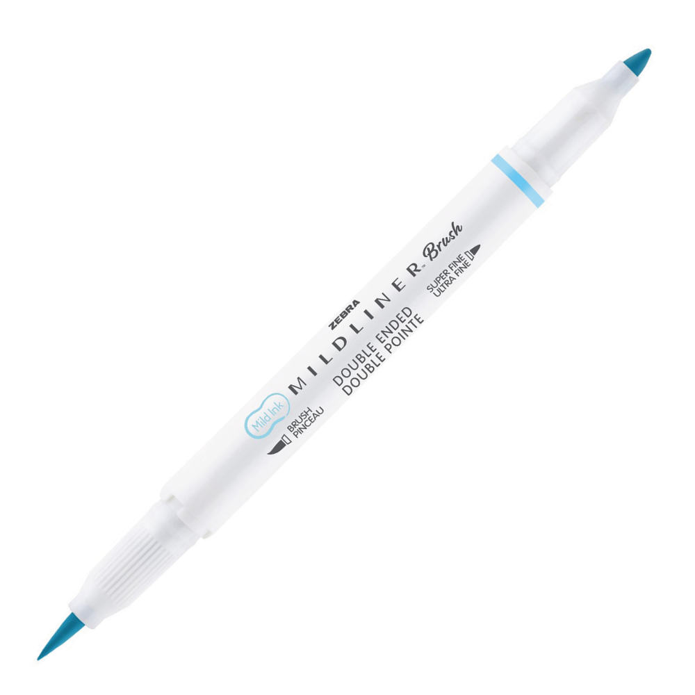 Marcador De Doble Punta Mildliner Brush Zebra
