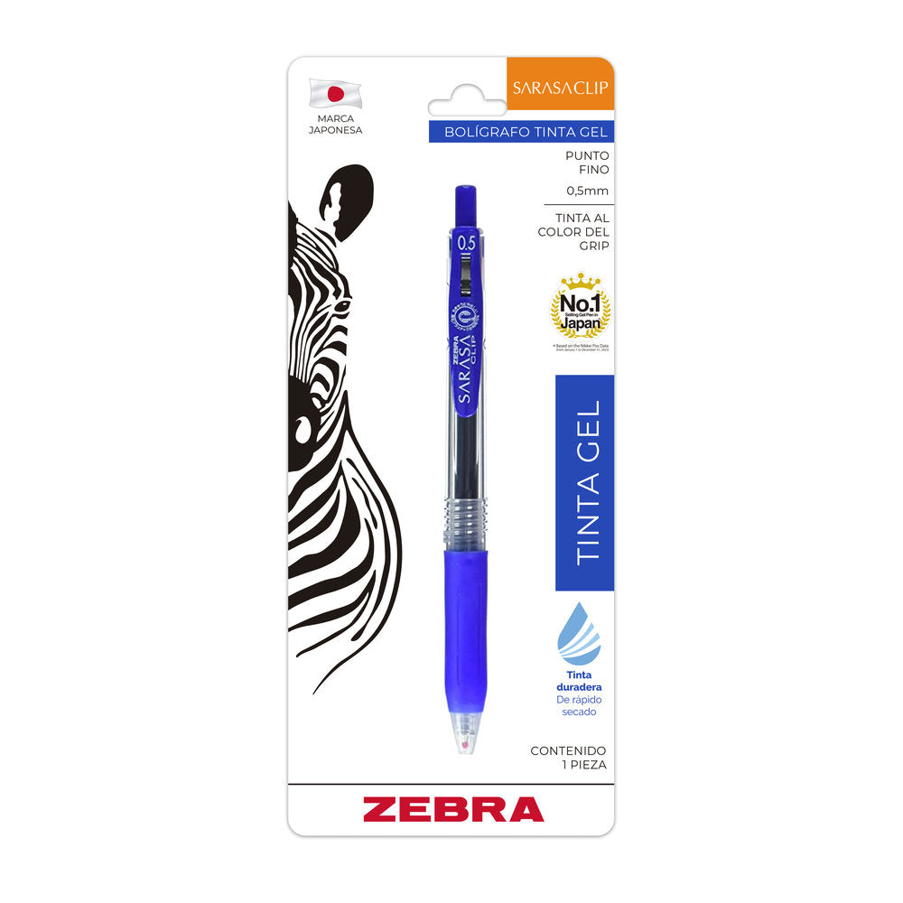 Rollerbal Tinta Gel - Sarasa Clip - Zebra