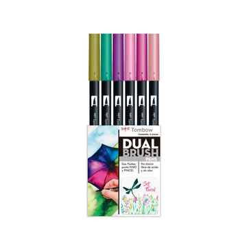 Marcador De Arte Dual Brush Pen Tombow Estuche 10 Piezas